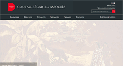 Desktop Screenshot of coutaubegarie.com